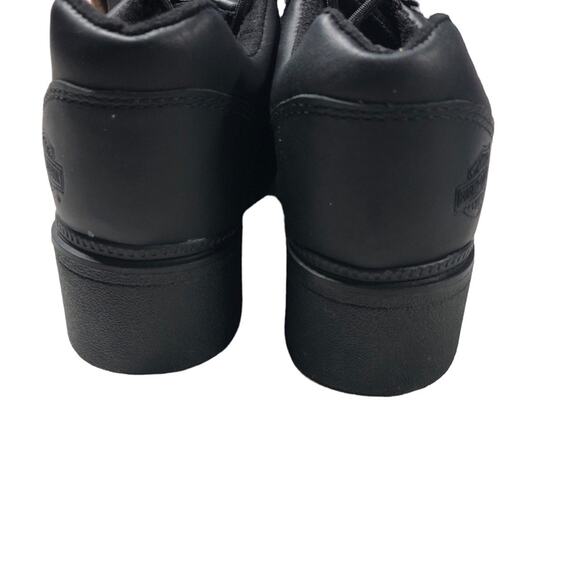 Harley-Davidson nwb women’s black lace up shoes size 6 - Picture 7 of 9